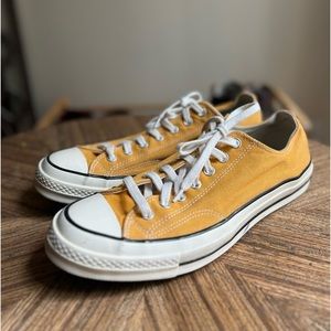 Men’s Converse 11 mustard sunflower yellow